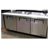 1X, TRUE COLD PREP TABLE 72.5"X34" TSSU-72-30M