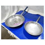 LOT, 7PCS ASST SIZE S/S FRY PANS