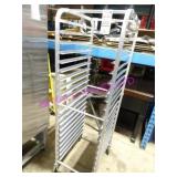 1X, 20.25"X69"T 20 SLOT ALUM PORTA TRAY RACK NOTE