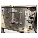 1X, HATCO HDW-2 TWO DRAWER WARMER - NO INSERTS