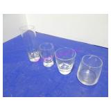 LOT, 60PCS ASST SIZE/STYLE DRINK GLASS NOTES