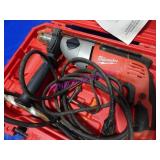 1X, MILWAUKEE H.D. 1/2" HAMMER DRILL IN CASE NOTE