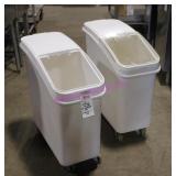 2X, JIWINS 81L INGREDIENT BIN JW-S81 NOTES!