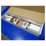 LOT, 1BOX (3PC) CERAMIC BATHROOM ACCESSORIES NOTE