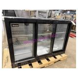 1X, NEW OMCAN 53" 3 DOOR BEER COOLER