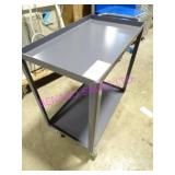 1X, 18"X30" STEEL 2 SHELF PORTA CART