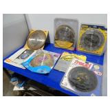 LOT, 7PC ASST SIZE CIRCULAR SAW BLADES NOTES