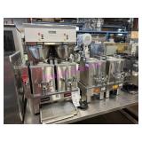 1X, BUNN DUAL SH DBC COFFFEE BREWER W/ 4 AIR POTS