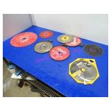 LOT, 8PC ASST SIZE CIRCULAR SAW BLADES  NOTES!
