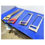 LOT, 11PC ASST HAND & HACK SAWS  NOTES
