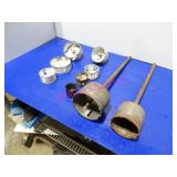 LOT, 9PC ASST SIZE WALL HOLE CUTTER