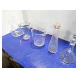 LOT, 12PCS ASST LARGE GLASSWEAR NOTES!