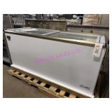1X, OMCAN 66"X27" SLIDE TOP FREEZER - 49295