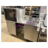 1X, 60" X 28" S/S COUNTER W/ SINK ETC