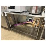 1X, 50" X 24" S/ TABLE W/ WIRE UNDERSHELF