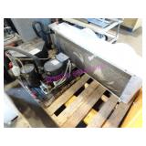 LOT, 2 PCS COMPRESSOR & COIL FOR WALK-IN COOLER