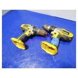 2X, DEWALT DCD950 DRILL/DRIVER/HAMMER DRILL