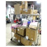 LOT, CONTENTS OF RACK - ASST OPTICAL SUPPLIES NOTE