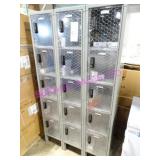 1X, GLOBAL 413171 5 TIER 15DR CLEAR VIEW LOCKER