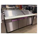 1X, EFI 73" COLD PREP TABLE W/ INSERTS