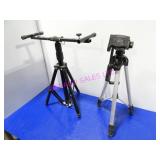 LOT, 2PC ASST ADJ HEIGHT TRI-POD