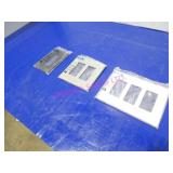 LOT, 1 CRATE EASTON LIGHT SWITCH WALL PLATE NOTE
