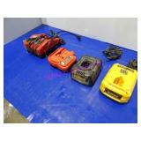 LOT, 7PC ASST VOLTAGE BATTERY CHARGER  NOTES!