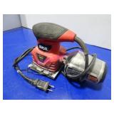1X, SKIL 7292 2AMP 1/4 SHEET ELEC PALM SANDER
