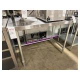 1X, 48" X 30" S/S TABLE
