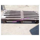 LOT, 2PC 60"X20.5" CAMBRO RESIN DUNNAGE RACK