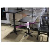 LOT, 23 PCS. ASST TABLES AND CHAIRS NOTES!
