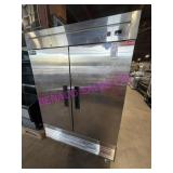 1X, *AS-IS* NEWAIR FREEZER 2 DR S/S 55"X81"H NOTE!