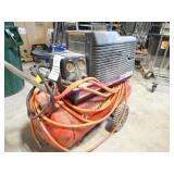 1X, CRAFTSMAN 2HP, 25GAL PORTA AIR COMP W/ HOSE