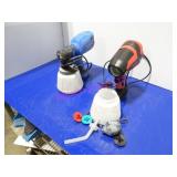LOT, 2PC ASST ELEC. PAINT SPRAY GUNS  NOTES!