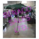LOT, 2PC MOOSEHEAD 54" PATIO UMBRELLA