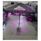 LOT, 3PC NEW COORS LIGHT 58" MARKET UMBRELLA