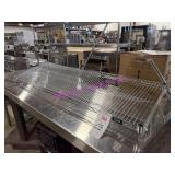 1X, 60"X18" S/S WIRE WALL SHELF
