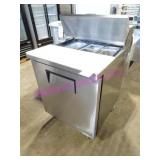 1X, 27.5"X30" TRUE 1DR S/S PORTA PREP TABLE