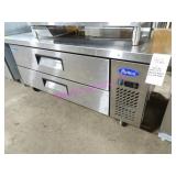 1X, 60.5"X32" ATOSA S/S 2 DRAWER PORTA CHEF BASE