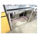 1X, 42"X24" STAINLESS STEEL TABLE