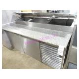1X, 72"X34" ATLAS SSWT72 S/S 2DR PORTA PREP TABLE