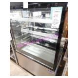 1X, 36"X55"T OMCAN 4 SHELF GLASS COLD DISPLAY CASE