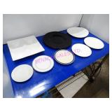 LOT, 35PC ASST SIZE/STYLE PLATES  NOTES