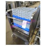 1X, HATCH S/S PORTA GLASS RACK DOLLY W/ 2 RACKS