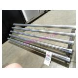 1X, 48" 5 BAR STAINLESS STEEL WALL SHELF