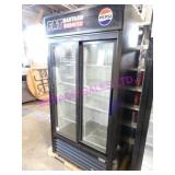 1X, 39.5"X83"T TRUE 2 GLASS DR COOLER