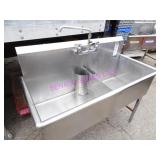 1X, 48"X24" S/S 2 WELL SINK