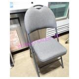 9X, METAL FRAME, CUSHION SEAT & BACK FOLDING CHAIR