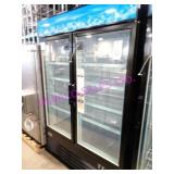 1X, 53"X84"T CANCO 2 GLASS DR PORTA FREEZER