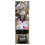 HOCKEY GUM BALL MACHINE *NOTES! 13"x 22"x 55"